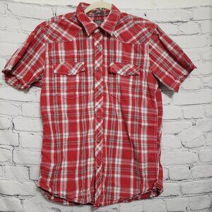 H&M Label of Graded Goods Button Snap Shirt